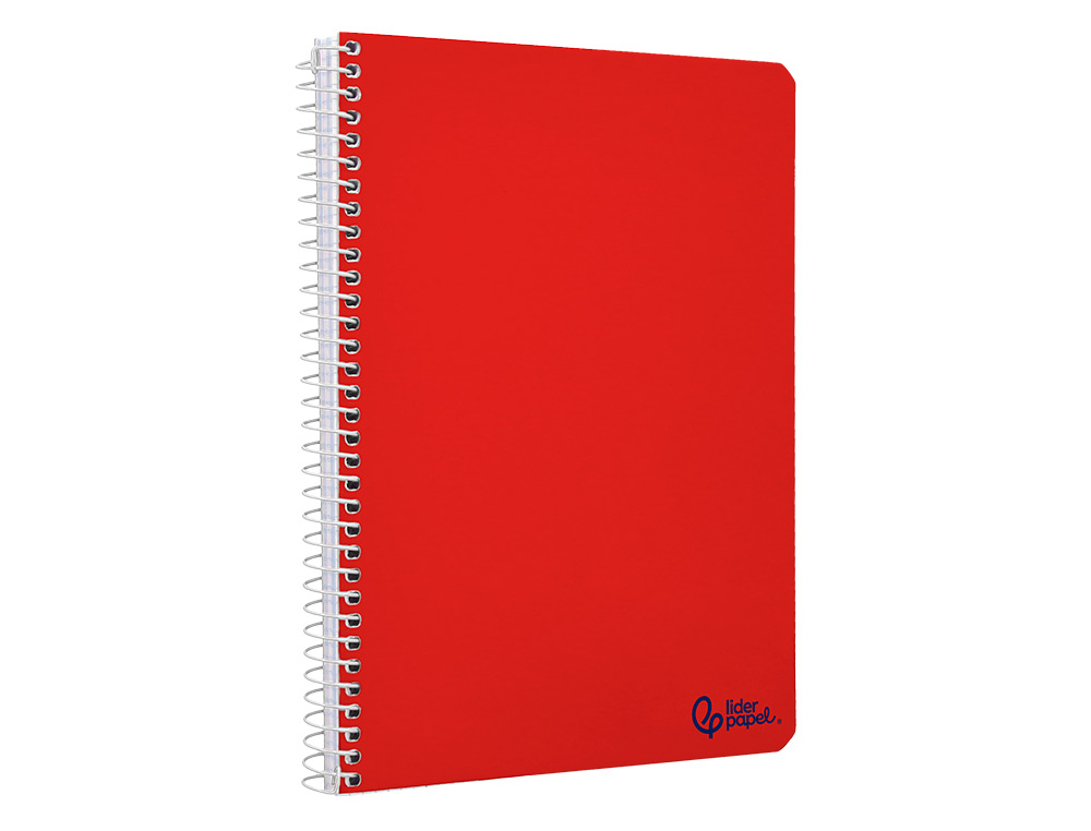 CUADERNO ESPIRAL LIDERPAPEL DIN A5 SMART TAPA BLANDA 80H 75GR RAYADO MONTESSORI 3,5MM COLORES SURTIDOS