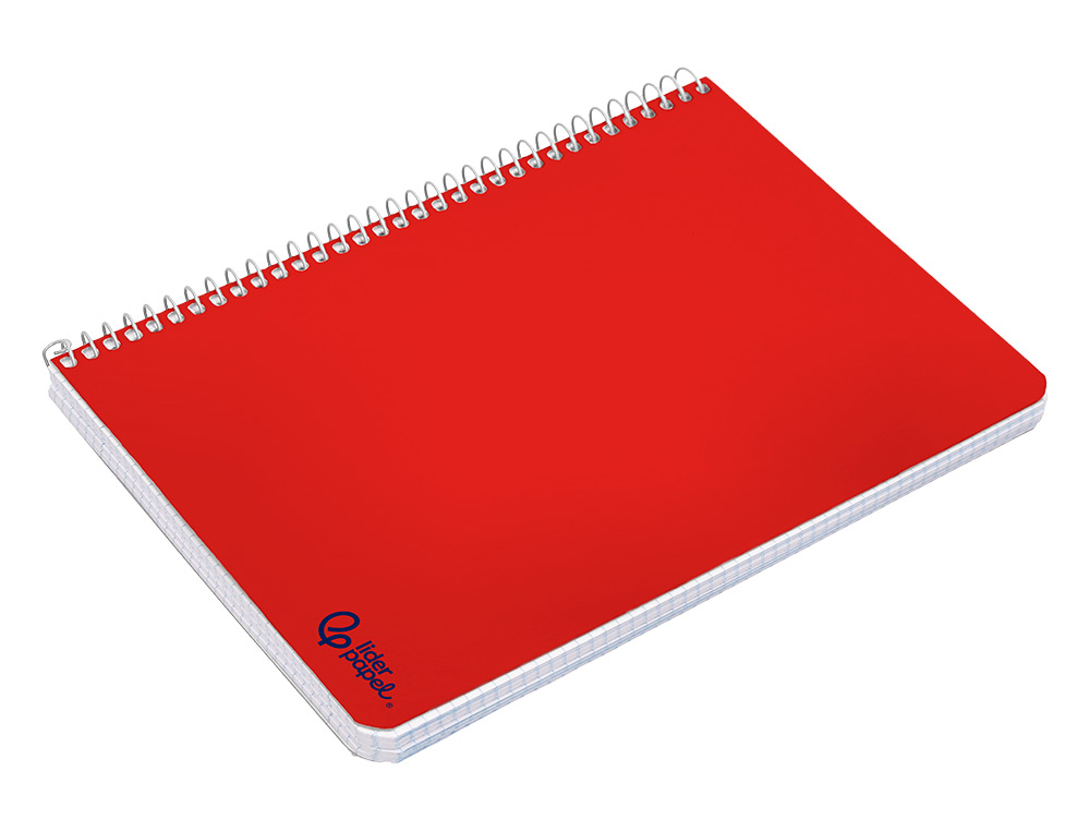 CUADERNO ESPIRAL LIDERPAPEL DIN A5 SMART TAPA BLANDA 80H 75GR RAYADO MONTESSORI 3,5MM COLORES SURTIDOS